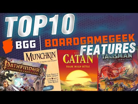 Top10 BoardGameGeek features