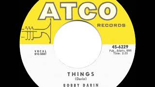 1962 HITS ARCHIVE: Things - Bobby Darin (a #2 UK hit)