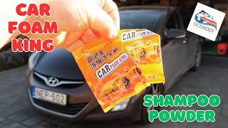Car Foam King shampoo powder test - EN