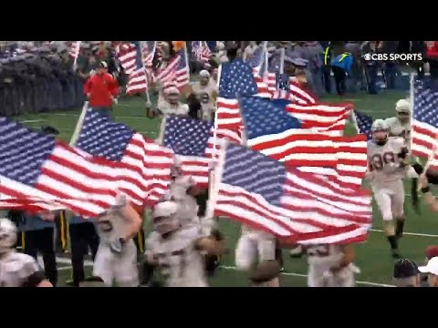 Army vs Navy incredible entrance 2021 College Football