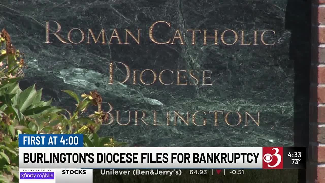 Roman Catholic Diocese of Burlington files for bankruptcy