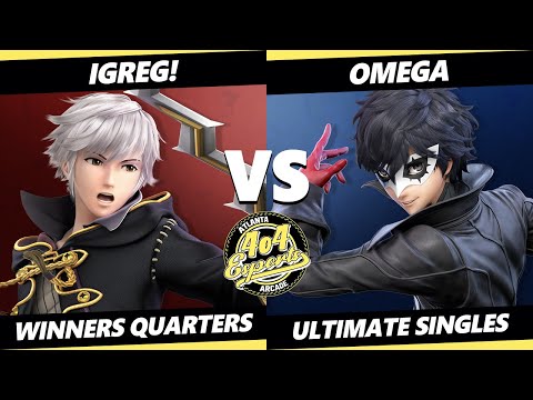 4o4 Smash Night 60 Winners Quarters - iGreg! (Robin) Vs. omega (Joker) SSBU Ultimate Tournament