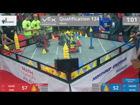 2018 VRC Math Q124 - 1859W 598B vs 99000B 3018A - 114 to 120