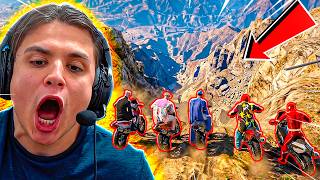 PAULINHO FEZ UMA CORRIDA de MOTO NUMA MONTANHA GIGANTE no GTA RP 😱 (Modder Clips)