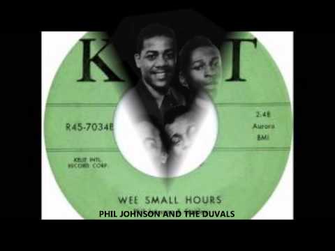 PHIL JOHNSON AND THE DUVALS - WEE SMALL HOURS / I LIE TO MY HEART - KELIT 7034 - 1958