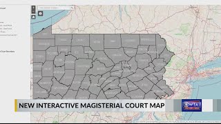 Pennsylvania Courts create new interactive magisterial district court map