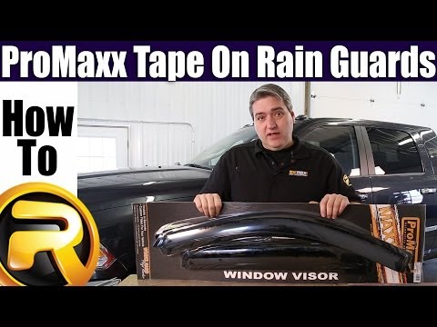 How To Install ProMaxx Tape On Rain Guards