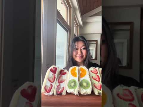 DIY JAPANESE FRUIT SANDO (Sandwich)