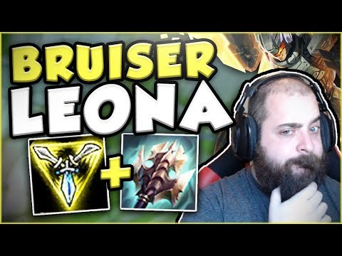 IS THIS BUILD TOO TROLL? NEW BRUISER LEONA IS GENIUS IN TOP! LEONA TOP GAMEPLAY! - League of Legends