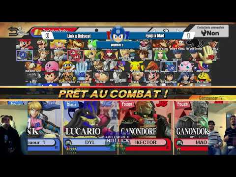 Noluck Saga - 2v2 - Link (Link) & Dylseat (Sonic, Lucario) VS Ryuji & Mad (Double Ganondorf)