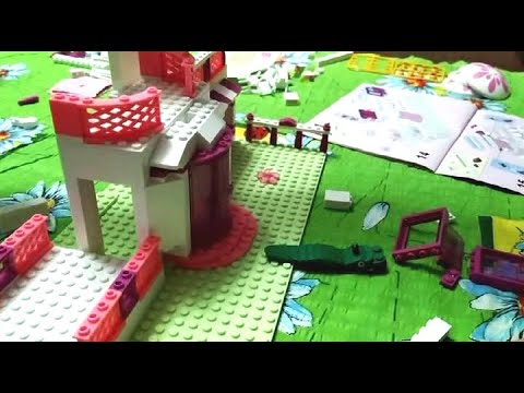 Сборка конструктора-лего Кафе Розовая мечта. Часть_1