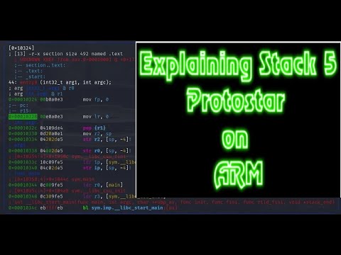 Explaining Stack5  from ProtoStart  series on ARM (azeria-labs) .