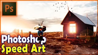 Adobe Photoshop Tutorial #13 Old Farmer Woman (Photo-Manipulation) Learn Creative Digital Art