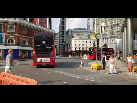 Here is the 36 bus in London Victoria