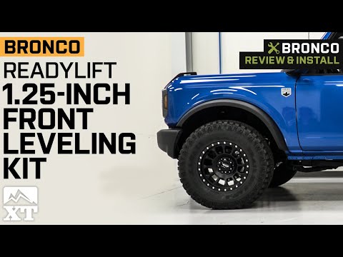 2021-2022 Bronco ReadyLIFT 1.25-Inch Front Leveling Kit Review & Install