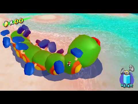 Wiggler, Sand Bird, and Watermelons: Super Mario Sunshine 100% CHEAT CODED (Part 3)