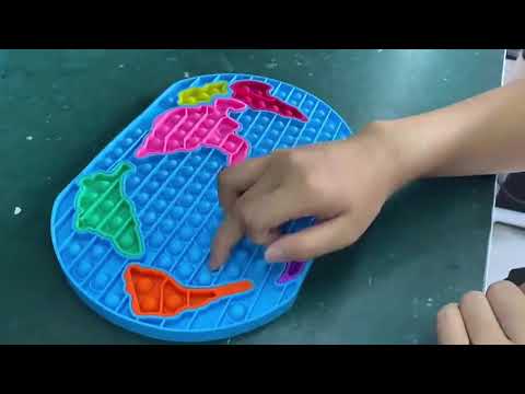 Pop It - Push Pop - Mapa Mundi Grande Bolha - Fidget - Stim Toy