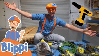 Blippi Learn about Tools! | Learning Tools For Kids | Educational Videos For Toddlers
