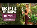 10 MIN TRICEPS BICEPS Workout 10 BEST Arm Exercises Dumbbells Or Kettlebells At Home 4K