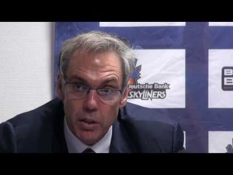 Pressekonferenz DEUTSCHE BANK SKYLINERS vs New Yorker Phantoms Braunschweig