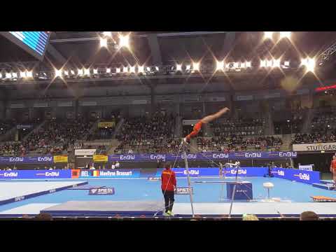 Emma Fernandez   Uneven Bars   Team Challenge EnBW DTB-Pokal 2018 #Stuttgart2019