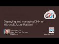 SoFri Sept – DNN on Azure
