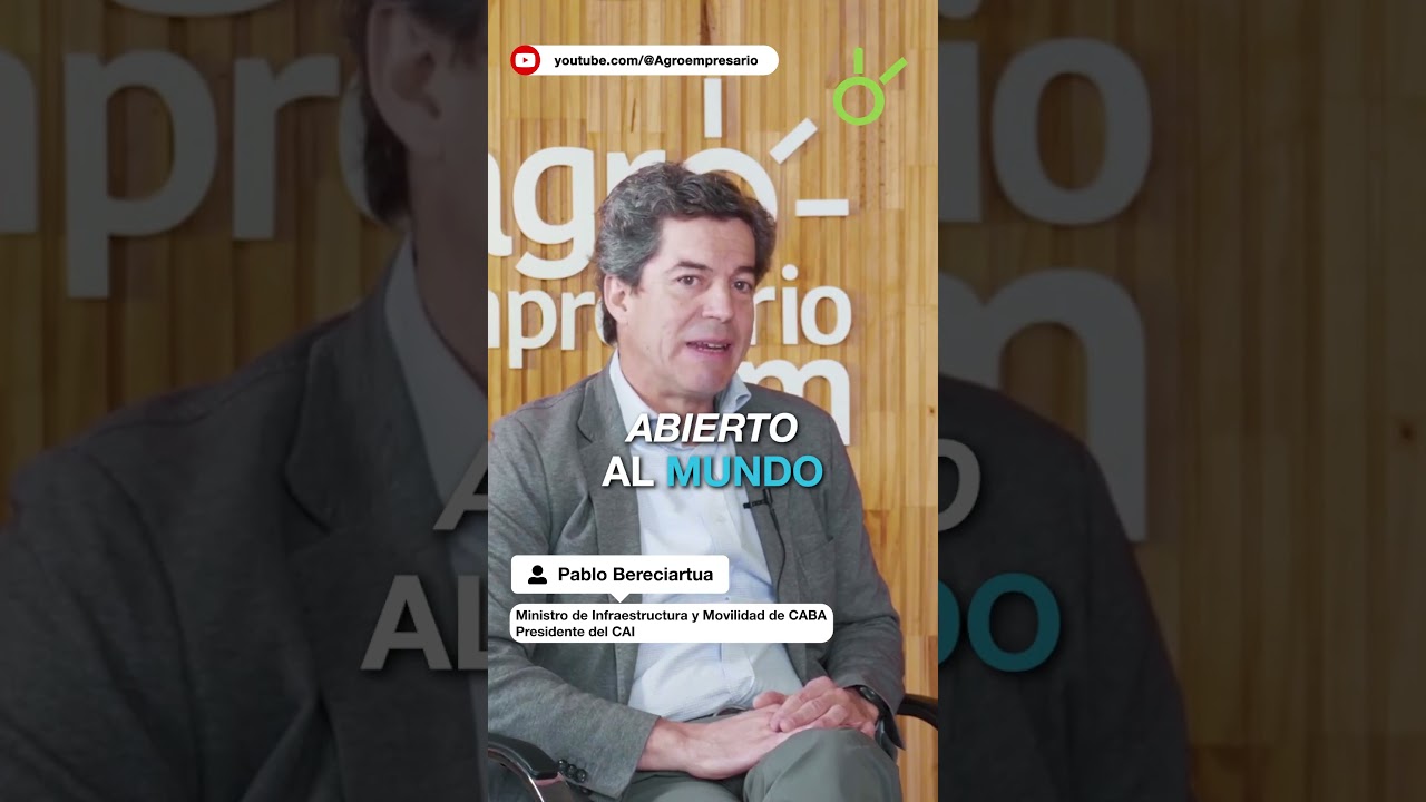 Pablo Bereciartua - Ministro de Infraestructura y Movilidad de CABA, y Presidente del CAI