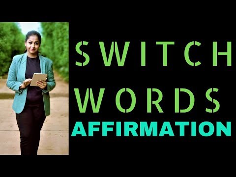 Switch Words Affirmations