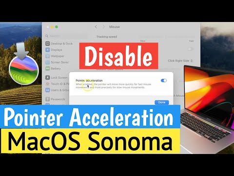 How to Disable Pointer Acceleration on #macOS_Sonoma #opencore_legacypatcher