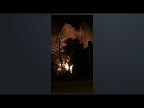 На Дорошенка у Франківську горіла стара прибудова