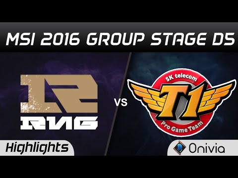 RNG vs SKT Highlights MSI 2016 D5 Royal Never Give Up vs SK Telecom T1