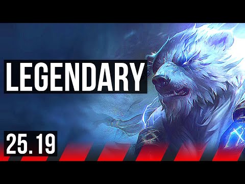 VOLIBEAR vs CHO'GATH (TOP) | Legendary | EUW Master | 25.19