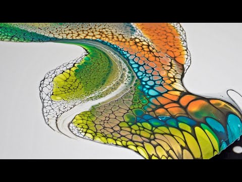 Bloom Swipe Collab with Waterfall Acrylics!! 🏵 Amazing Big Juicy Cells SheleeArt Style