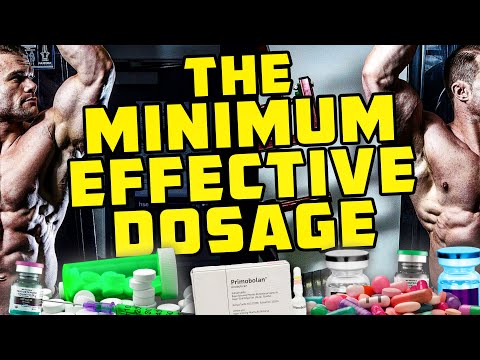 The Minimum Effective Dose And Stacking For Bodybuilding Or Sports Performance