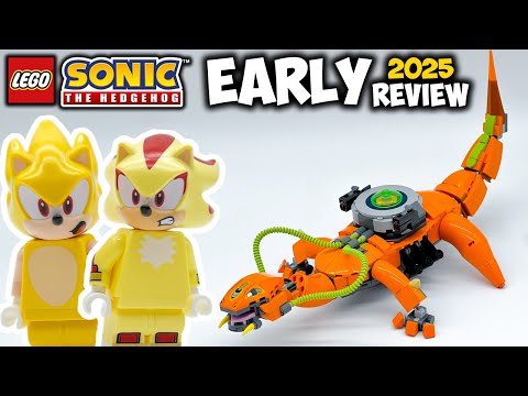 Super Shadow vs. Biolizard EARLY Review! LEGO Sonic the Hedgehog Set 77003