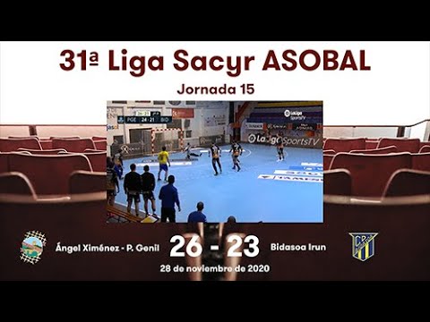 31ª Liga Sacyr ASOBAL J15: Ángel Ximénez - P. Genil - Bidasoa Irun 26-23