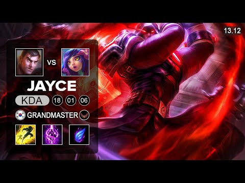 Jayce vs Nekko Mid - KR Grandmaster - Patch 13.12 Season 13