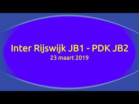Inter Rijswijk  JB1 - PDK JB2 20190323
