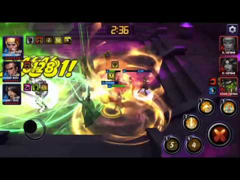 {Marvel Future Fight} Shadowland Floor 14 Clear - Ancient One/Baron Mordo/Sister Grim