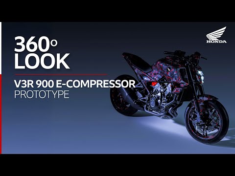2026 V3R 900 E-Compressor Prototype 360º Look | Honda Motorcycles