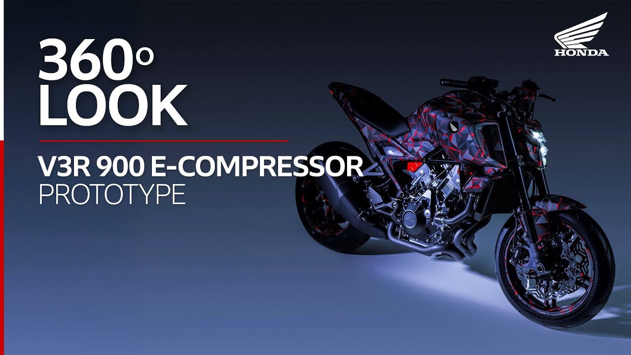 2026 V3R 900 E-Compressor Prototype 360º Look | Honda Motorcycles