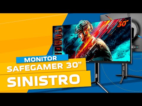 Monitor Safe Gamer 30" WFHD 200Hz 1MS, HDMI, DP, VA, Ultrawide, Curvo, Adaptive-sync - Preto - MU030 13181656 - Monitor Safe Gamer 30" WFHD 200Hz 1MS, HDMI, DP, VA, Ultrawide, Curvo, Adaptive-sync - Preto - MU030 - SafeGamer 