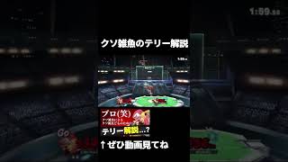 テリ―解説に向いてない男 #Shorts #スマブラ #スマブラSP