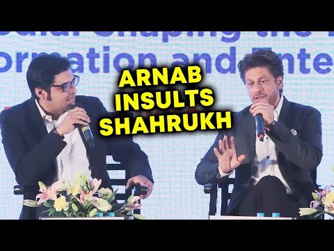 Shahrukh Khan BEST REPLY To Arnab Goswami INSULT