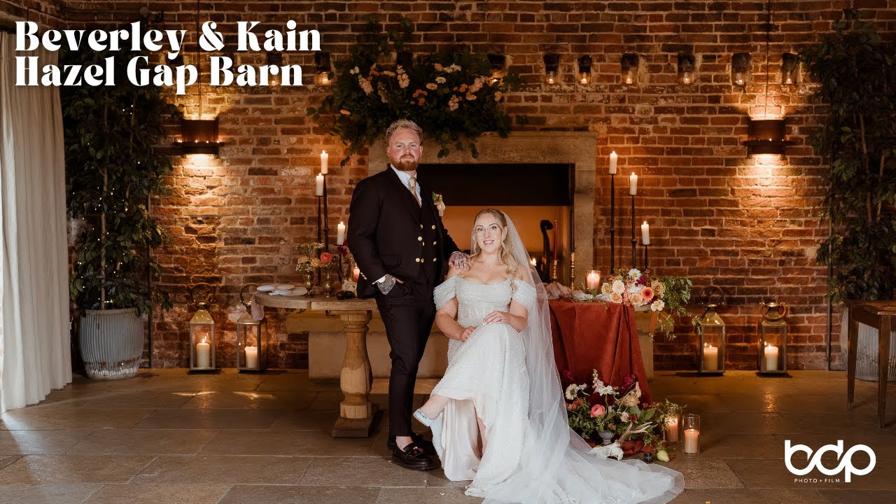Hazel Gap Barn wedding photography and film