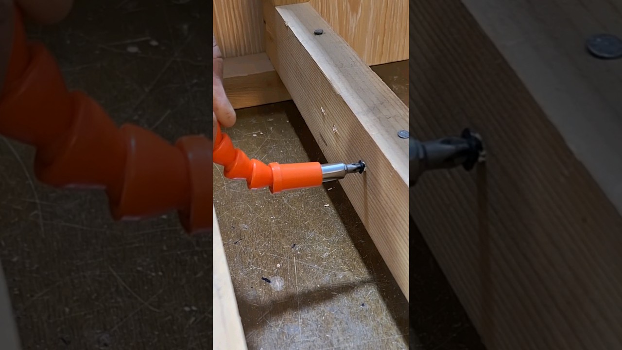 Insane Tools You Must Have Flexible Extension drill bit #howto #shorts #tips #tutorial #diy