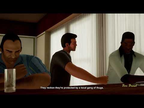 GRAND THEFT AUTO VICE CITY PS5 Walkthrough Gameplay Part 14 - BAR BRAWL