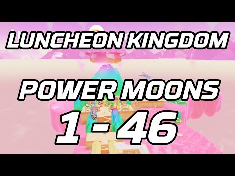 [Super Mario Odyssey] Luncheon Kingdom Power Moons 1 - 46 Guide