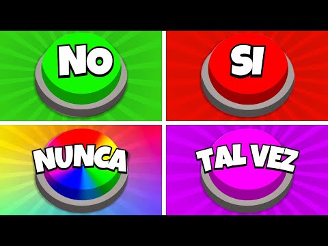 Elige Un Botón - ¡SÍ o NO o TAL VEZ o NUNCA! 🤔💭 ESCURIOSO QUIZ