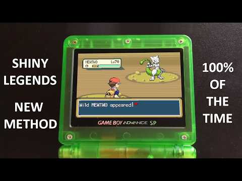GUARANTEED SHINY LEGENDARIES IN FIRE RED & LEAF GREEN (How to RNG Manip Statics in FRLG)